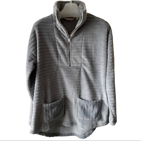 Soft Surroundings Sweaters - Soft Surroundings ribbed Teddy 1/4 Zip Sweater Size S